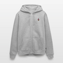 F**k You Eis - Unisex Premium Kapuzenjacke - Grau meliert