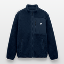 Wellenherz -  Unisex Sherpajacke - Navy
