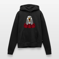 Möwe allein Zuhaus - Frauen Premium Hoodie - Schwarz