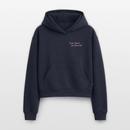 Sonne, Strand und Meer Club - Cropped Oversized Heavyweight Frauen Hoodie - Navy