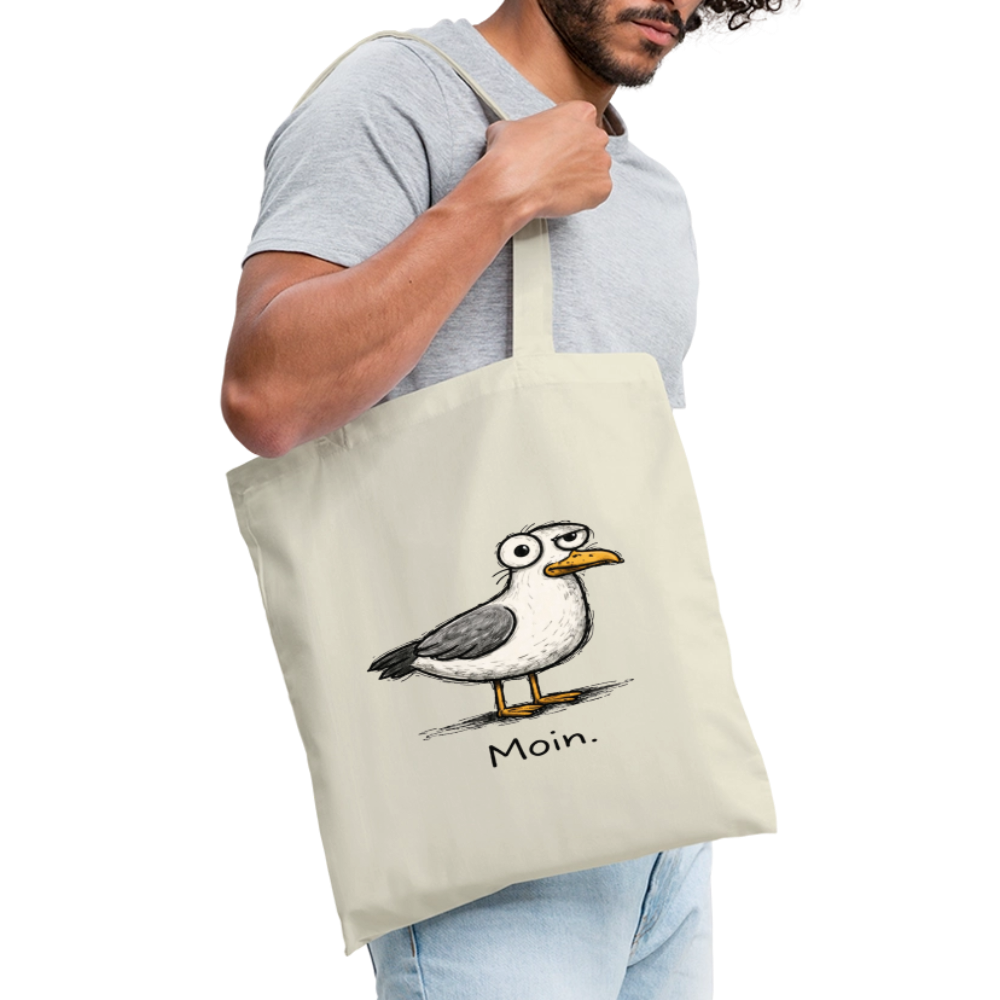 Moin Möwe - Stoffbeutel - Natur