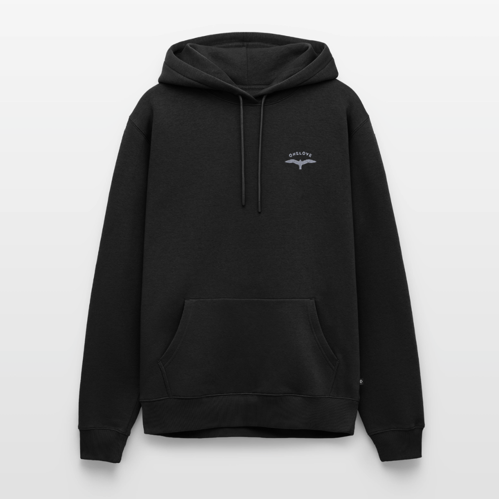 ONELOVE Möwe -  Premium Unisex Hoodie - Schwarz