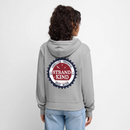 Strandkind Original - Frauen Premium Kapuzenjacke - Grau meliert