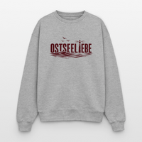 Ostseeliebe - Oversized Heavyweight Unisex Sweatshirt - Grau meliert