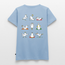 Yoga Möwen - Frauen Premium T-Shirt - Hellblau