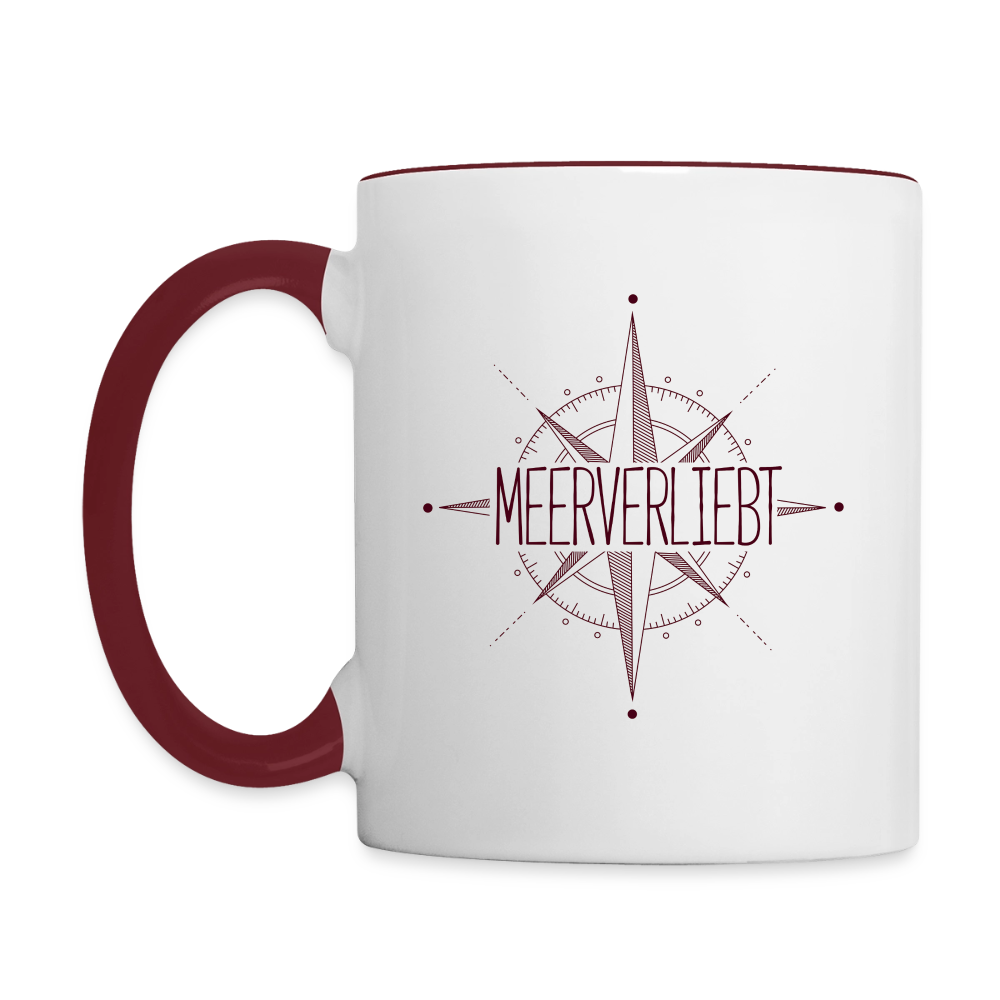 Nordkurs - Tasse zweifarbig - Weiß/Rotbraun