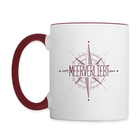Nordkurs - Tasse zweifarbig - Weiß/Rotbraun