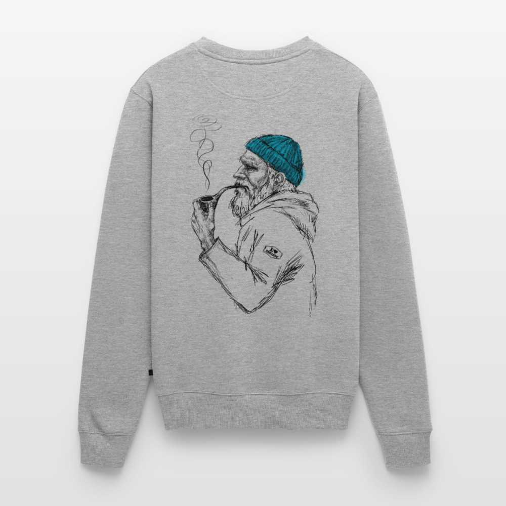 Skipper - Unisex Premium Pullover - Grau meliert