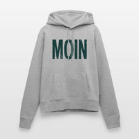 Moin - Frauen Premium Hoodie - Grau meliert
