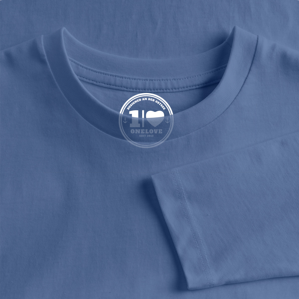 Eisvogel - Kinder Premium Langarmshirt - Taubenblau