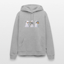 Drei Weise Möwen - Unisex Premium Hoodie - Grau meliert