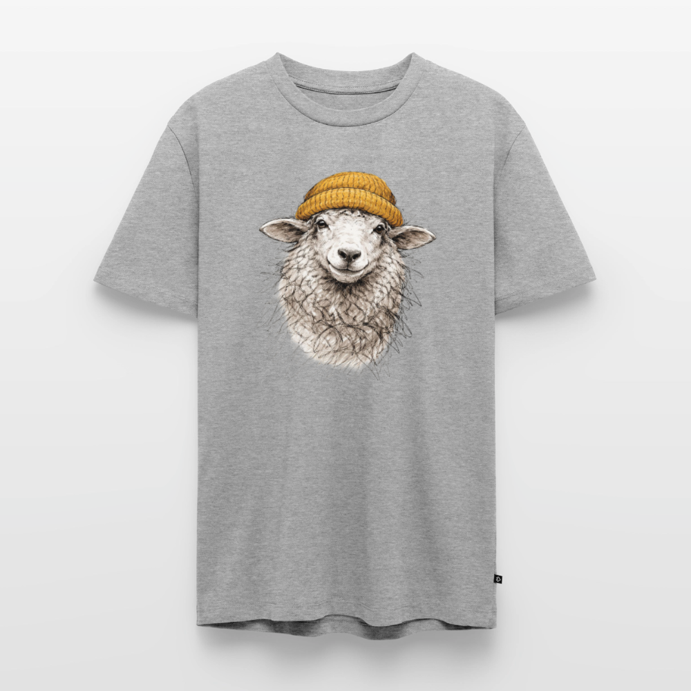 Schaf - Unisex Premium T-Shirt - Grau meliert