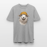 Schaf - Unisex Premium T-Shirt - Grau meliert