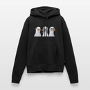 Drei Weise Möwen - Frauen Premium Hoodie - Schwarz