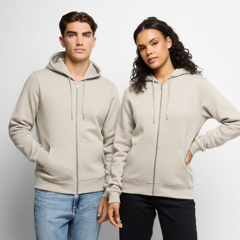 Kurt Hansen Walross - Premium Kapuzenjacke - Beige