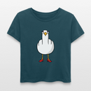 F**k You Möwenlady - Relaxed Frauen Bio-T-Shirt - Dunkles Petrol