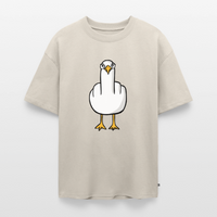 F**k You Möwe - Unisex Premium Oversized Bio T-Shirt - Beige