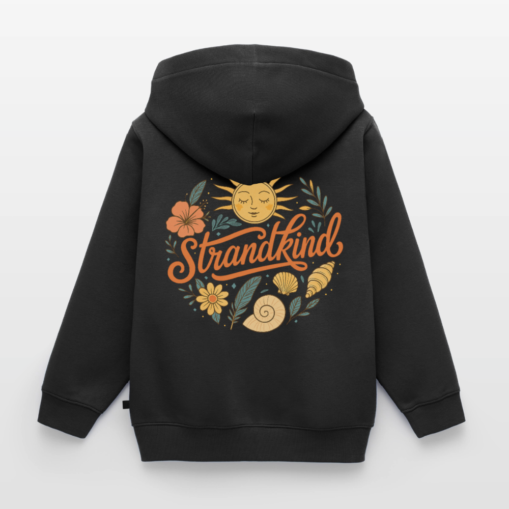 Strandkind - Kinder Premium Hoodie - Schwarz
