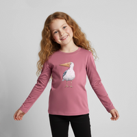 Eisvogel - Kinder Premium Langarmshirt - Mauve