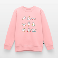 Yoga Möwen - Kinder Premium Pullover - Rosa
