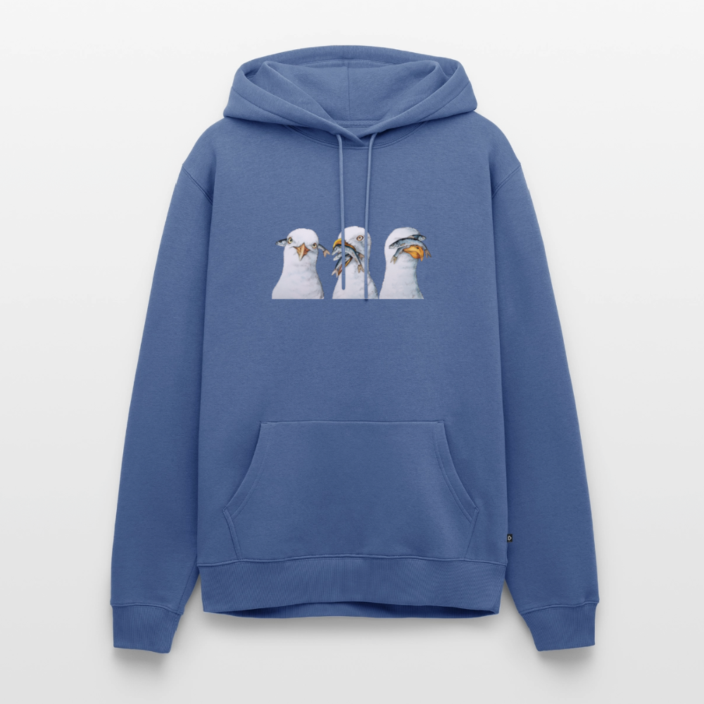 Drei Weise Möwen - Unisex Premium Hoodie - Taubenblau