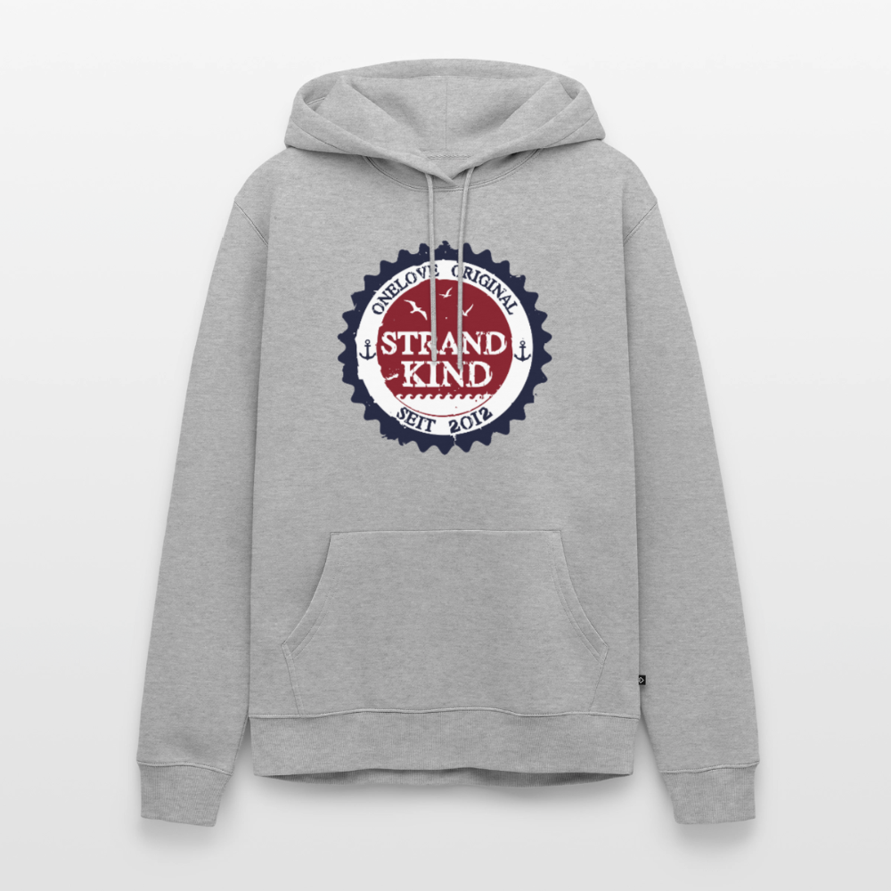 Strandkind Original - Unisex Premium Hoodie - Grau meliert