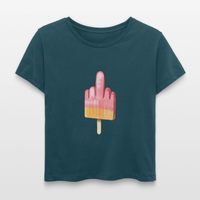 F**k You Eis - Relaxed Frauen Bio-T-Shirt - Dunkles Petrol
