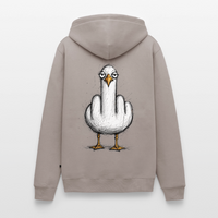 F**k You Möwe - Unisex Premium Hoodie - Taupe