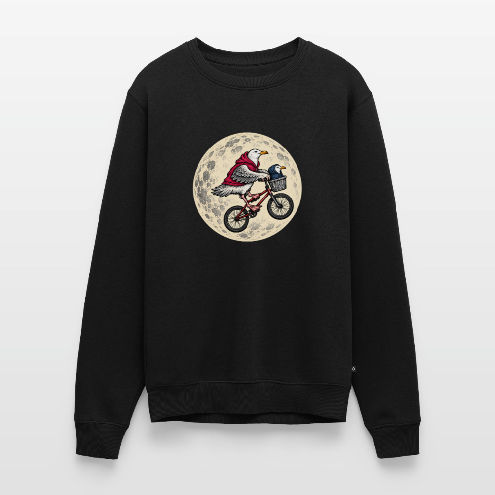 Möwe nach Hause - Unisex Premium Pullover - Schwarz