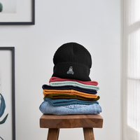 Lovebird -  Unisex Bio FISHERMAN BEANIE - Schwarz