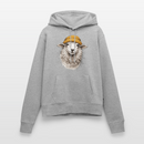 Schaf - Frauen Premium Hoodie - Grau meliert