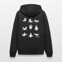 Yoga Möwen - Unisex Premium Hoodie - Anthrazit meliert