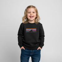 Meerverliebt Welle - Kinder Premium Pullover - Schwarz