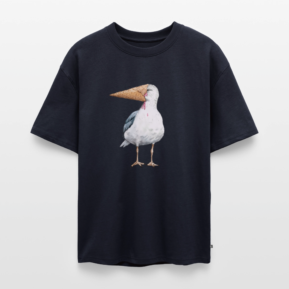 Eisvogel - Unisex Premium Oversized Bio T-Shirt - Navy