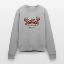 Moin Krabbe - Frauen Premium Pullover - Grau meliert