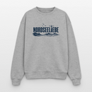 Nordseeliebe - Relaxed Unisex Organic Sweatshirt - Grau meliert