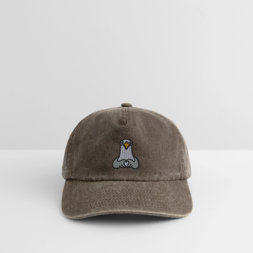 Lovebird - Relaxed Vintage Cap - Vintage Braun