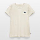 Wellenherz Stick - Frauen Premium T-Shirt - Naturweiß