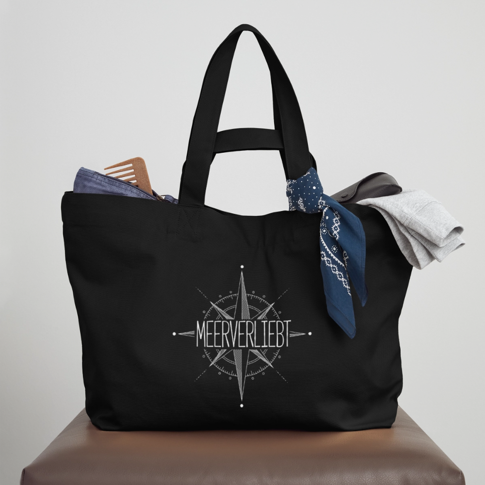 Nordkurs - Recycelte Shopping Bag - Schwarz
