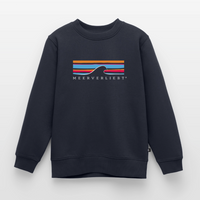 Meerverliebt Welle - Kinder Premium Pullover - Navy