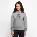 Kurt Hansen Walross - Frauen Premium Hoodie - Grau meliert