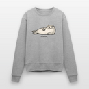 Moin Robbe - Frauen Premium Pullover - Grau meliert