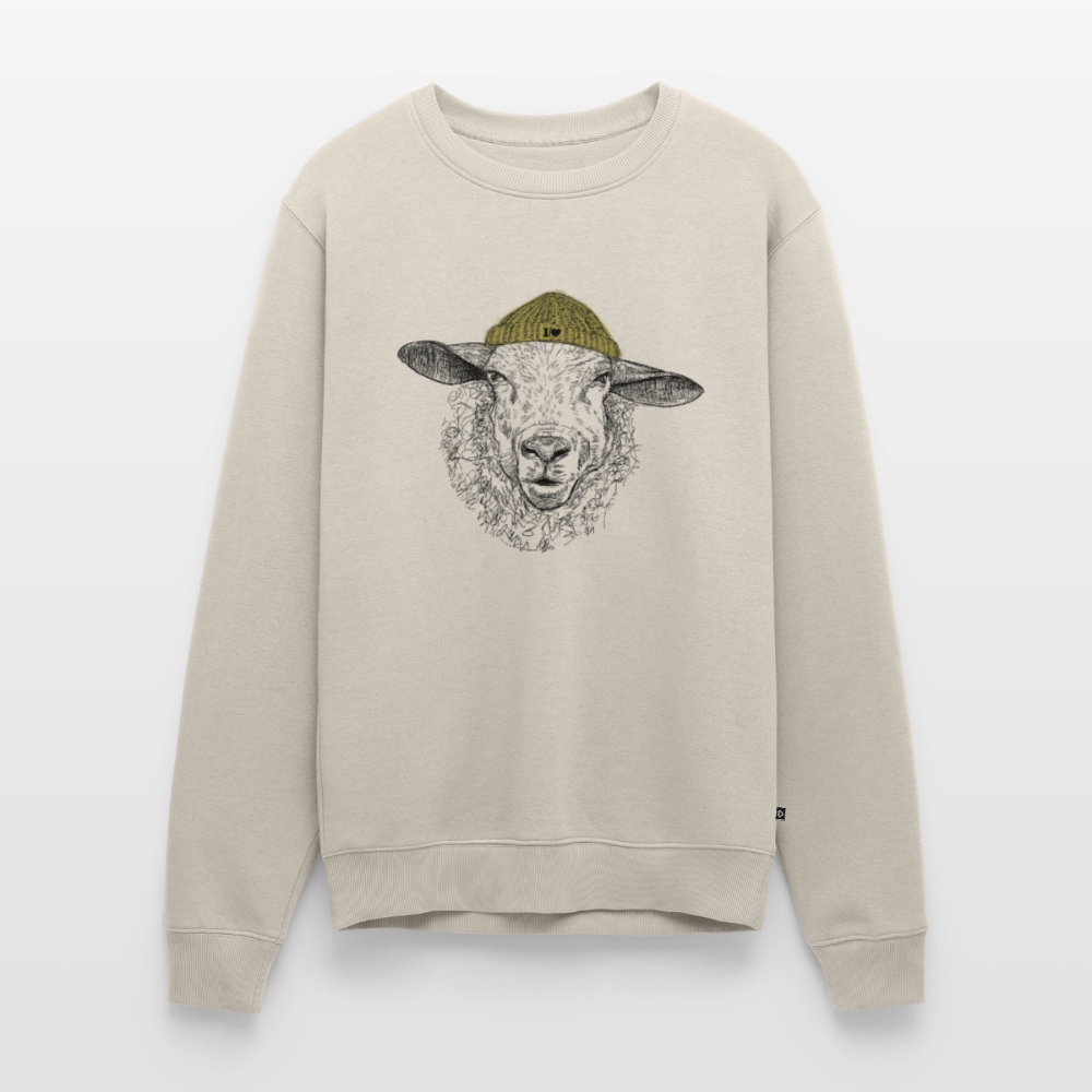 Wolle Schaf - Unisex Premium Pullover - Beige