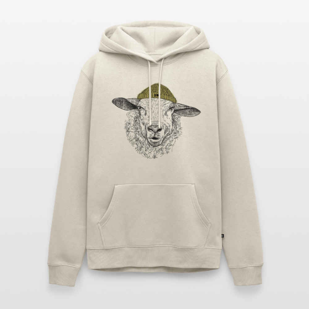 Wolle Schaf - Unisex Premium Hoodie - Beige