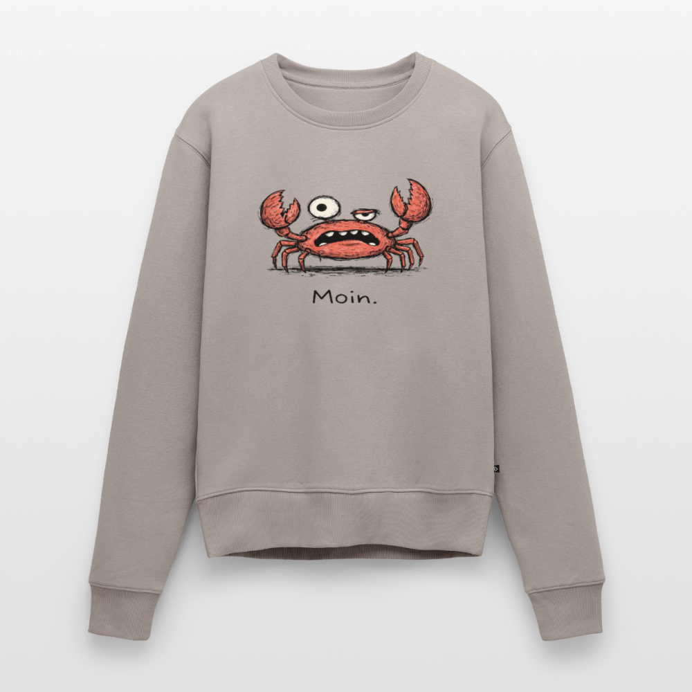 Moin Krabbe - Frauen Premium Pullover - Taupe