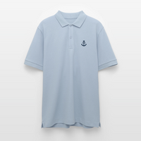 Anker - Unisex Bio-Poloshirt - sky Blue