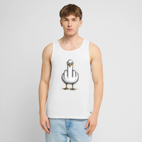 F**k You Möwe - Männer Premium Tank Top - Weiß