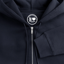 Gestickte Möwe - Unisex Premium Kapuzenjacke - Navy