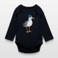 Hauk Original - Baby Bio-Langarm-Body - Navy
