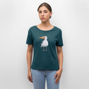 Eisvogel - Relaxed Frauen Bio-T-Shirt - Dunkles Petrol